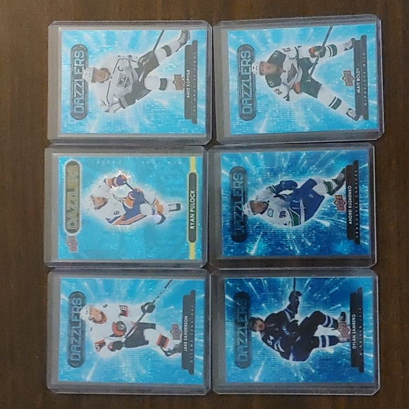 Upper Deck Dazzlers Blue Lot of 6 (Kuzmenko Boldy) HOT Rookies! - Picture 1 of 1